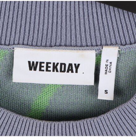 Weekday - Trja Bounce Jacqurd Sweater - stl. S