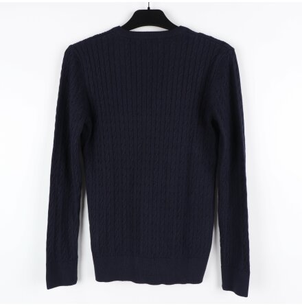 Ralph Lauren - Bl kabelstickad trja - stl. L