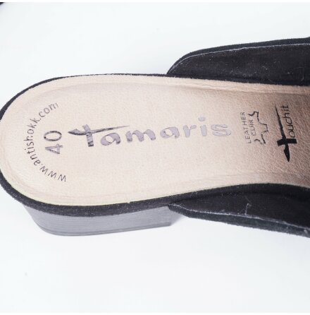 Tamaris - Svarta Slip-in skor  - stl. 40