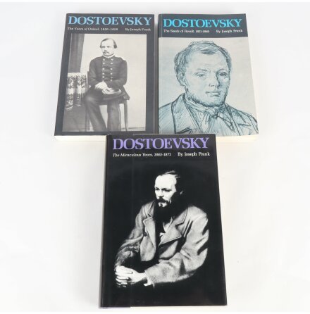 Bokpaket - 3x Dostoevsky By Joseph Frank - 1821-149, 1850-1859 &amp; 1865-1871 - Samhlle &amp; Historia