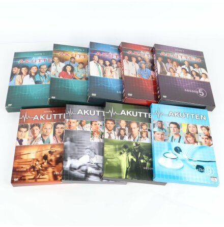 DVD Paket - Cityakuten Ssong 1-9 - George Clooney m.fl. - 198 Avsnitt