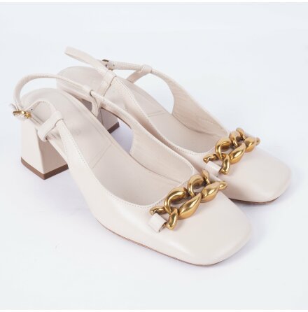 Massimo Dutti - Beige pump - Stl. 38 