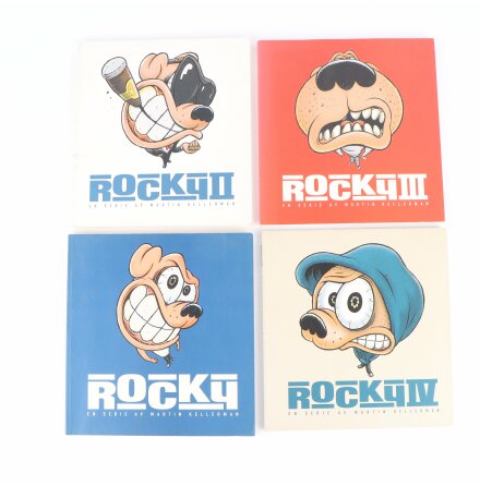 Bokpaket - Martin Kellerman - Rocky - Volym 1-4 - 4 bcker