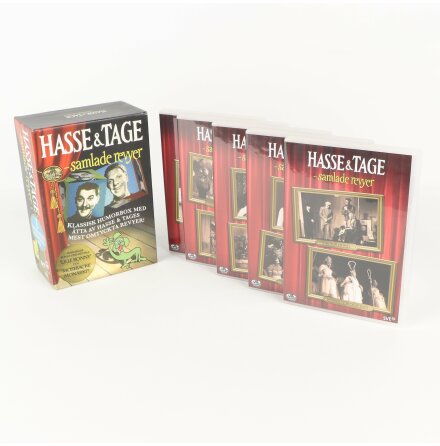 Hasse &amp; Tage - Samlade Revyer - 8st folkkra revyer - 6 DVD