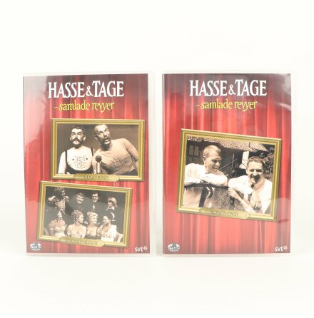 Hasse &amp; Tage - Samlade Revyer - 8st folkkra revyer - 6 DVD