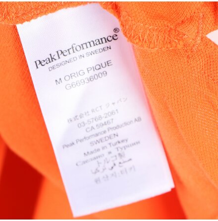 Peak Performance -  Orange pik - stl.XXL