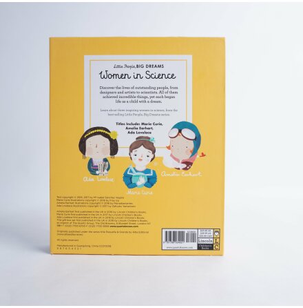 Bok-Box - Little People, Big Dreams - 3st bcker i presentfrpackning