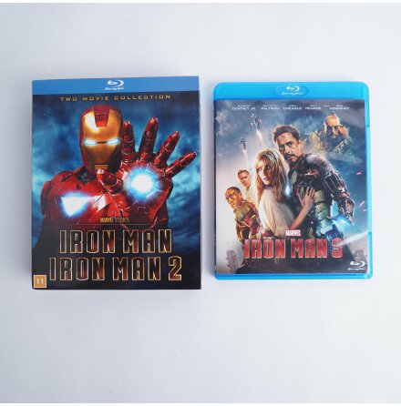 Iron Man 1-3 - 3st Blu-ray filmer