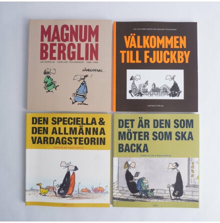 Seriepaket - Jan &amp; Maria Berglin - 4st - Serier &amp; Grafiska Noveller 