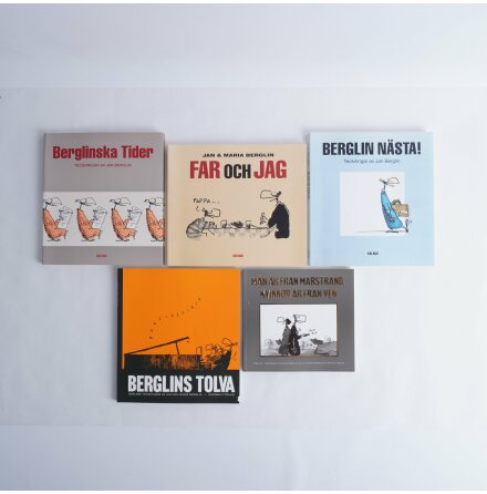 Seriepaket - Jan &amp; Maria Berglin - 5st - Serier &amp; Grafiska Noveller 