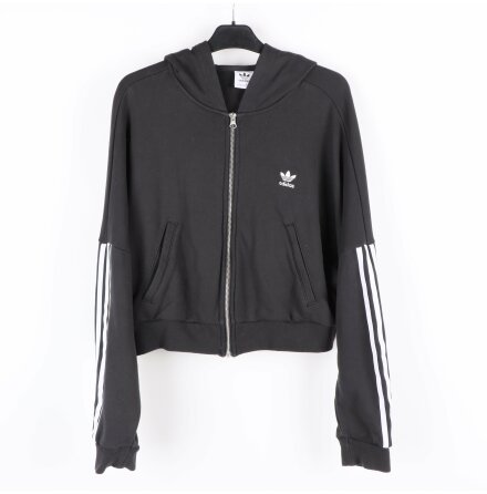 Adidas - Midjekort Zip hoddie - stl.42