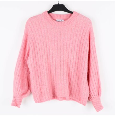 Stockhlm - Ember knit - Rosa stickad trja - stl.M