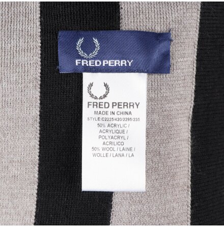 Fred Perry - Randig halsduk