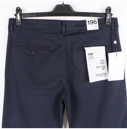 Selected Homme - New Miles 196 Flex pants - Mrkbla tygbyxor - stl.34/34