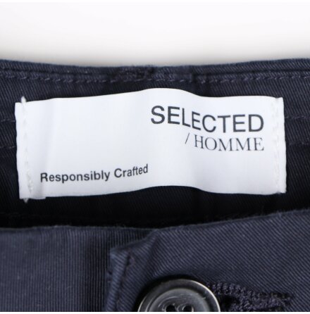 Selected Homme - New Miles 196 Flex pants - Mrkbla tygbyxor - stl.34/34