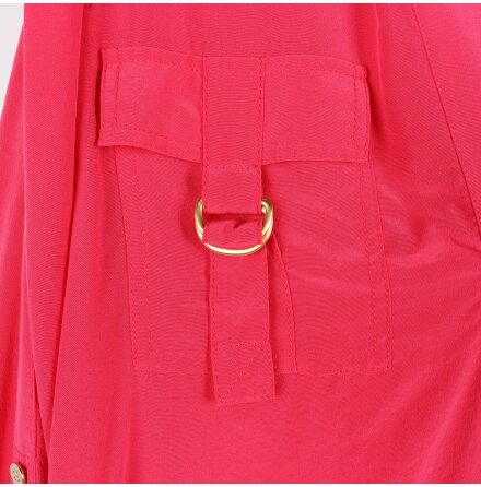 Diane von Furstenberg - Cerise silkesblus - stl. XS/S