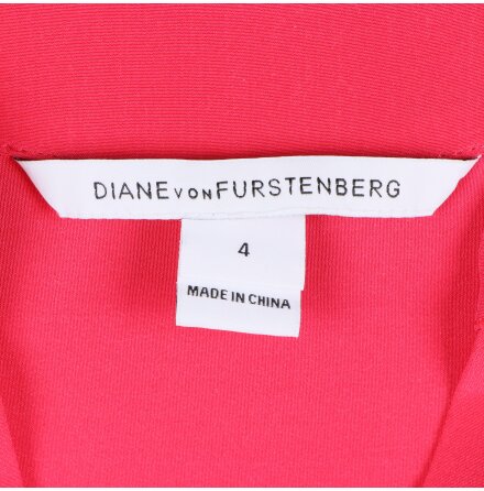 Diane von Furstenberg - Cerise silkesblus - stl. XS/S