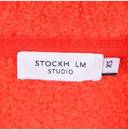 Stockh lm - Rd stickad trja - stl.XS