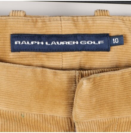 Ralph Lauren Golf - Ljusbruna manchesterbyxor - stl.10