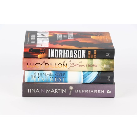 Bokpaket Everest - 4 bcker av Lagercrantz, Dillon, Indridason &amp; Martin