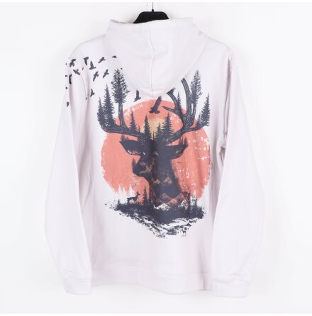 Aloha from deer - Hoddie med tryck - stl.L