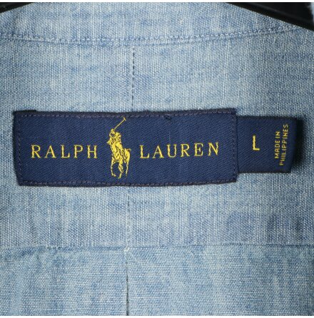 Ralph Lauren - Bomullsskjorta - stl.L