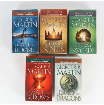 Bok-box - George R.R. Martin - Game of Thrones - 5st pocketbcker - Del 1-5