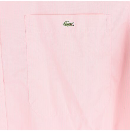 Lacoste - Rosa ocg gr randig skjorta - stl.M