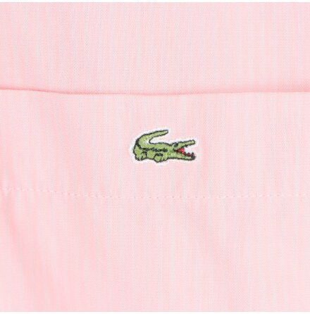 Lacoste - Rosa ocg gr randig skjorta - stl.M