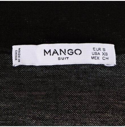 Mango - Svart omlottklnning - stl.S