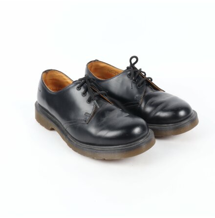 Dr. Martens - Klassiska svarta platta skor - stl.39