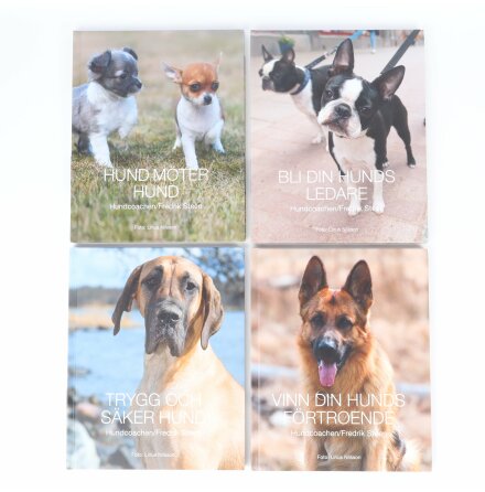 Bokpaket - Hund - Hundcoachen/Fredrik Steen - 8st bcker