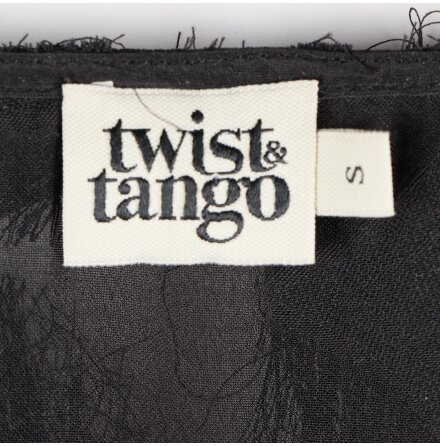 Twist &amp; Tango - Svart blus med fransar - stl.S