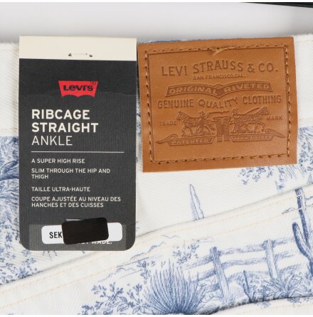 Levis - Ribcage Straight Ankle - Vita mnstrade jeans - stl.30/29