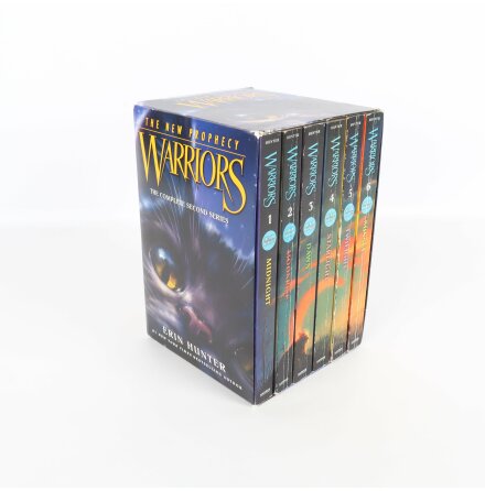 Bokpaket - Erin Hunter - The new prophecy - Warriors 2 - 6st Bcker