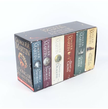 Bok-Box - George R.R. Martin - A song of ice and fire - 6st bcker