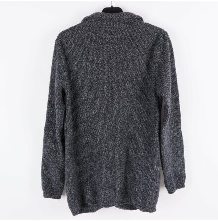 Woolrich - Mrkbl melerad kofta med fickor - stl.S