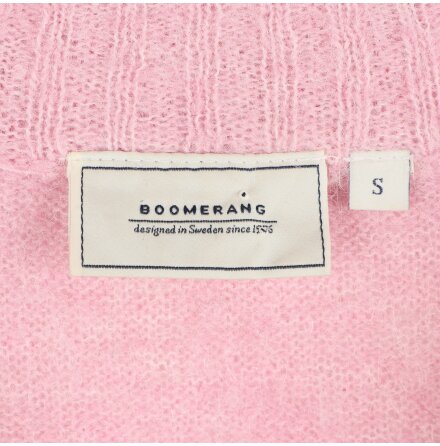 Boomerang - Rosa stickad trja - stl.S