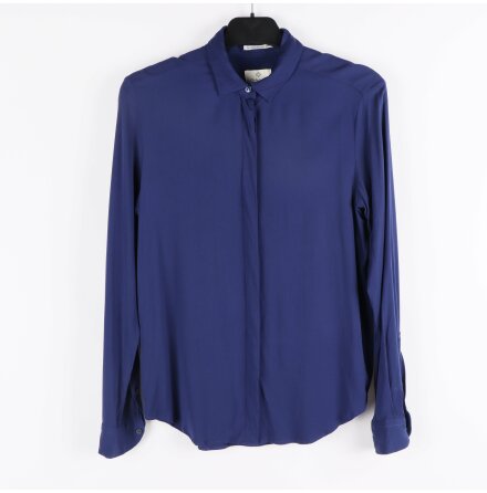 Gant - Mrkbl blus med dolda knappar - stl.36