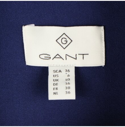 Gant - Mrkbl blus med dolda knappar - stl.36