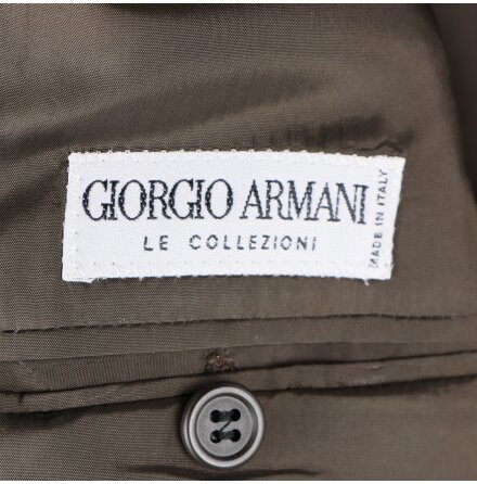 Giorgio Armani - Brun enkelknppt kavaj - stl.54