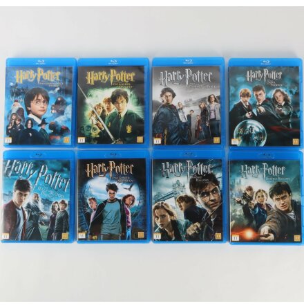 Blu-ray - Harry Potter -  Alla 8 filmer 