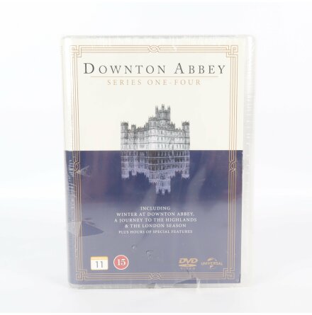 DVD Box - Downtown Abbey Series One - Four - Nyskick - 15st DVD