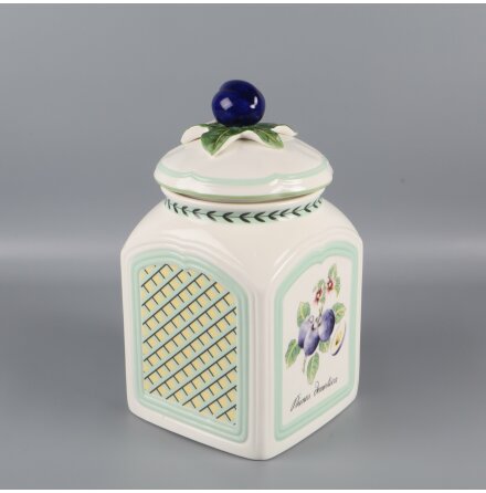 Villeroy &amp; Boch - Fruktburk med lock - Porslin - H: 26cm