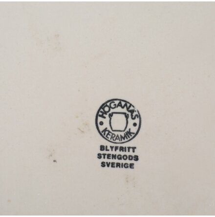 Hgans - Ovalt serveringsfat - Keramik