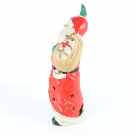 Ljuslykta - Tomte - H: 36cm