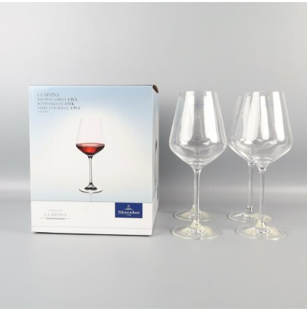 Villeroy &amp; Boch - La Divina - Rdvinsglas - 4st