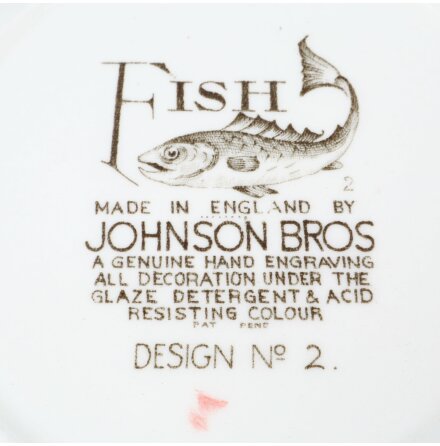 Johnson Bros - Fish - Skl med fiskmotiv 