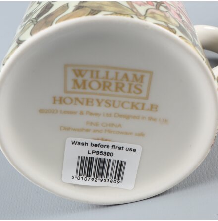 Lesser &amp; Pavey - William Morris - Honey Suckle - Kaprifolmuggar med ra - 2st