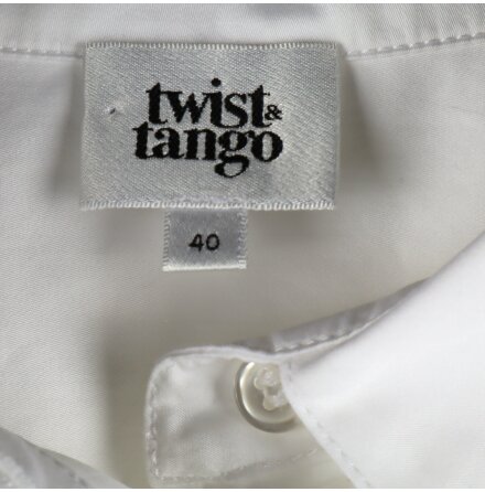 Twist &amp; Tango - Midjekort vit skjorta - stl.40